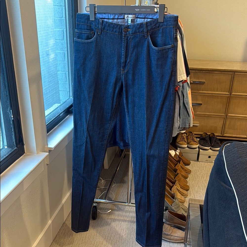 Peter Millar Blue Skinny Jeans Classic Fit